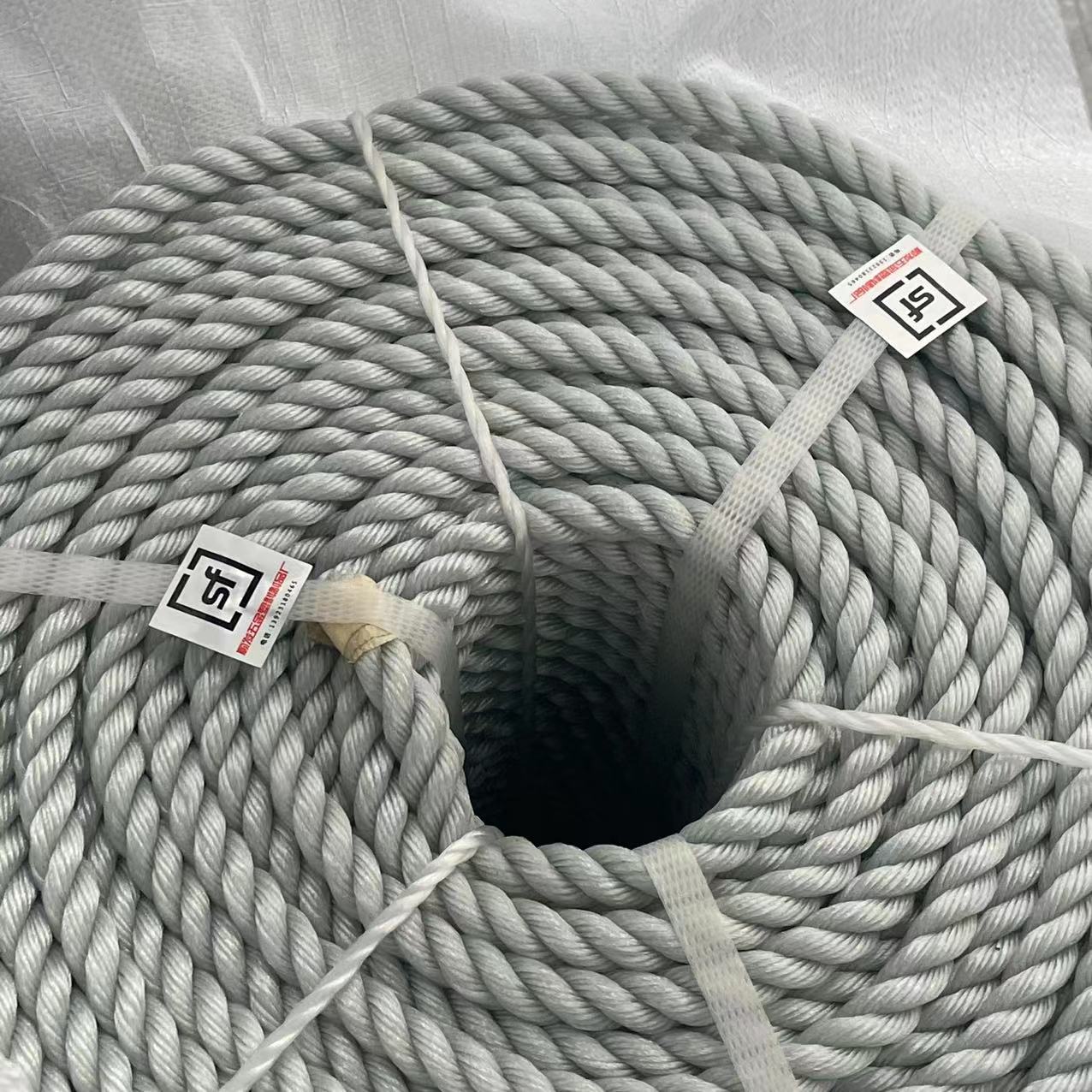 灰色鱼丝绳/胶丝绳/胶绳/塑料绳